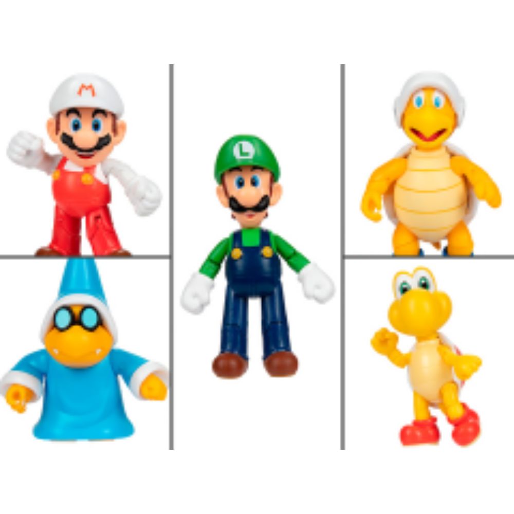Super Mario Nintendo 4" Fig Wave Assorted