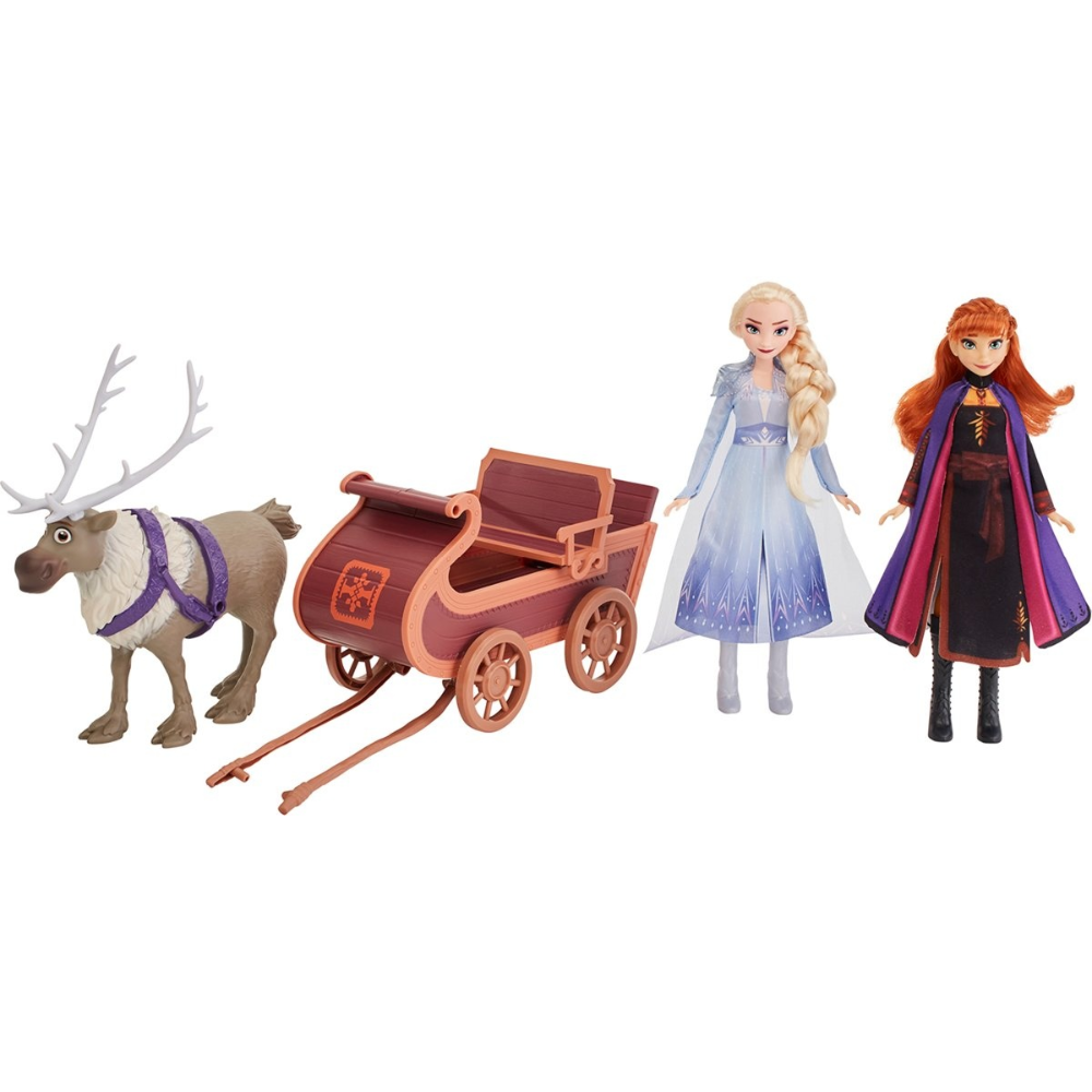 Frozen 2 Sledding Sven And Sisters  Image#1
