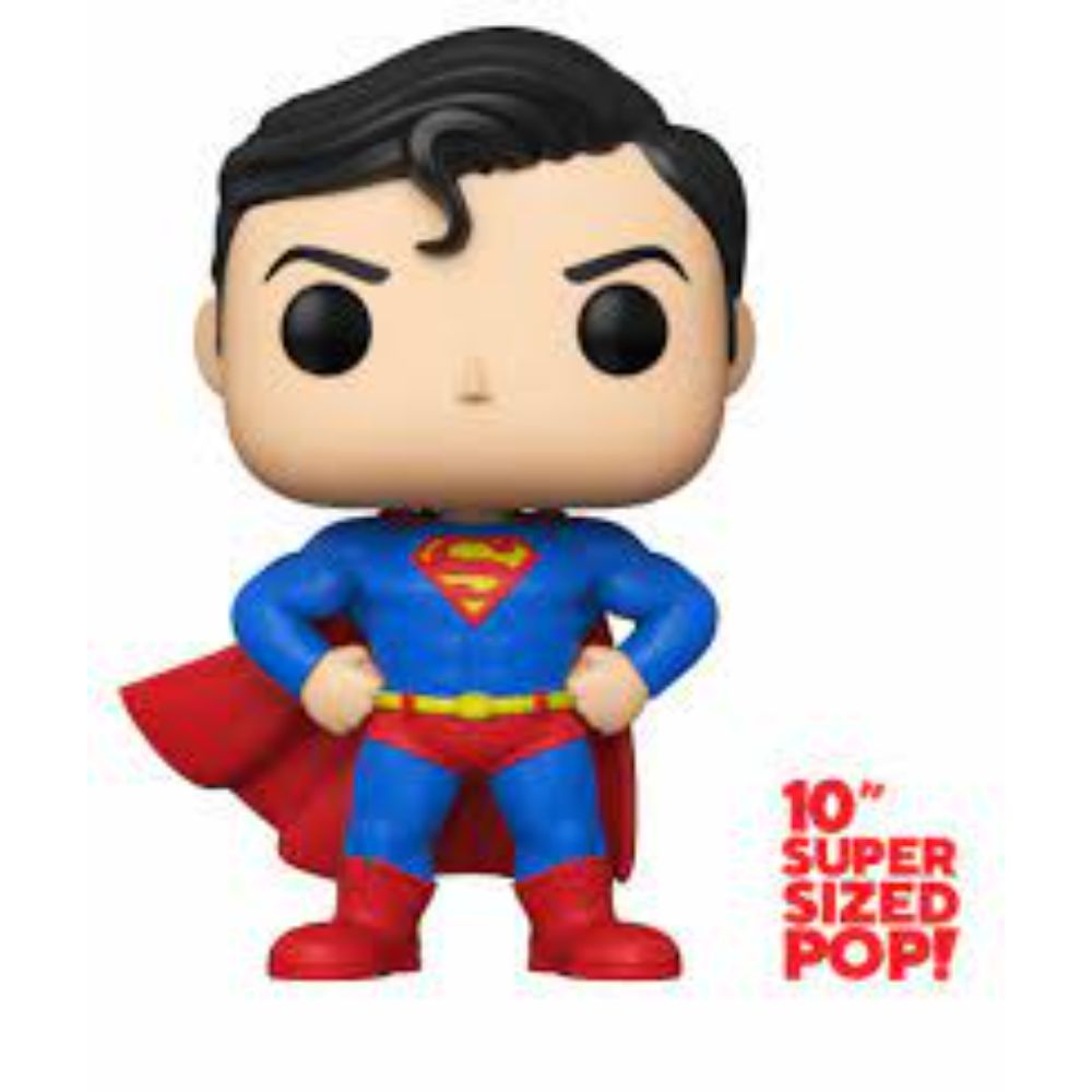 Funko Pop Jumbo DC Comics- Superman w/Chase 10"