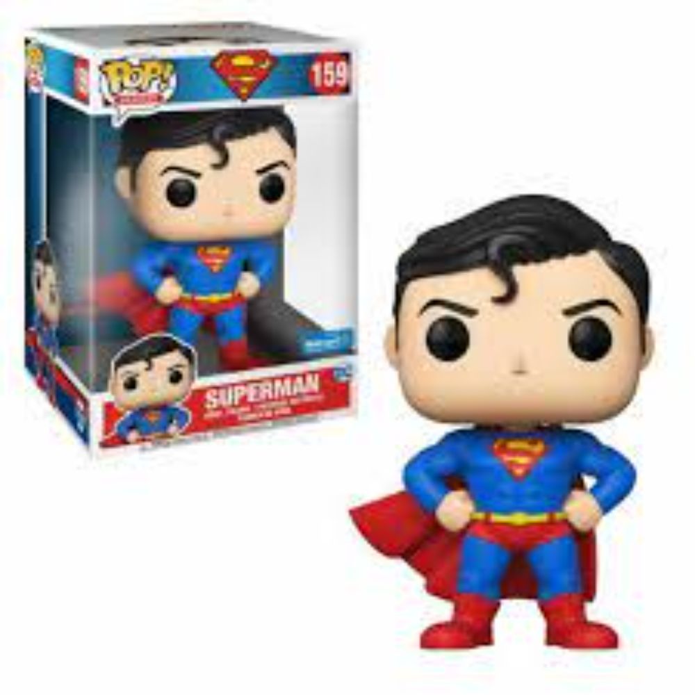 Funko Pop Jumbo DC Comics- Superman w/Chase 10"