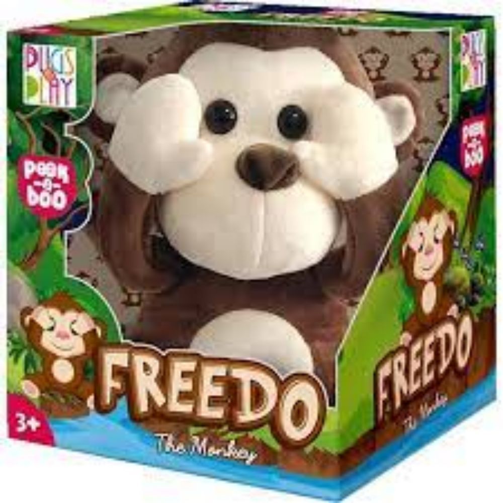 Pugs at Play Peek A Boo Freedo Monkey