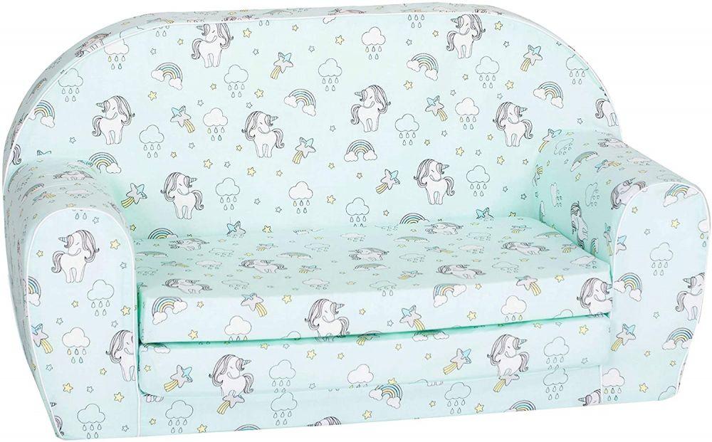Delsit Sofa Bed Mint Unicorns