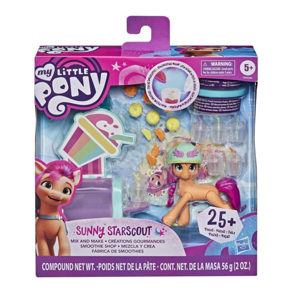 My Little Pony: A New Generation Movie Story Scenes Mix and Make Sunny Starscout - 25 Accessories and Pony Toy