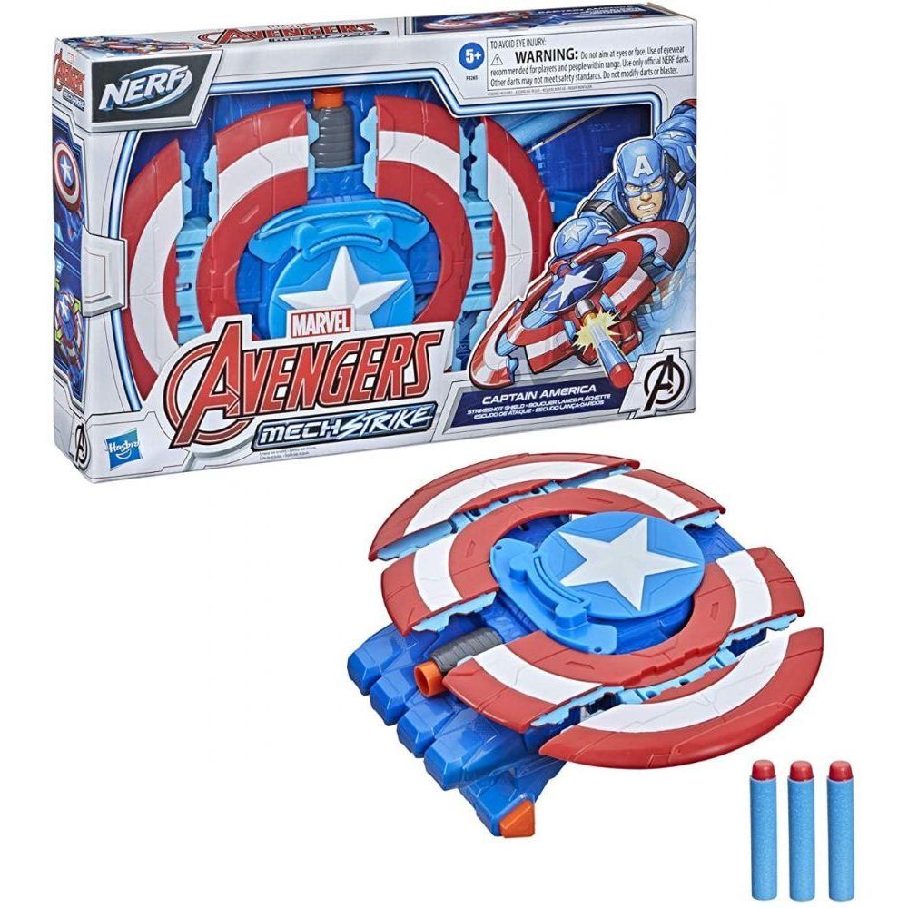 Nerf Gaming Avengers Mech Strike Role Play Cap