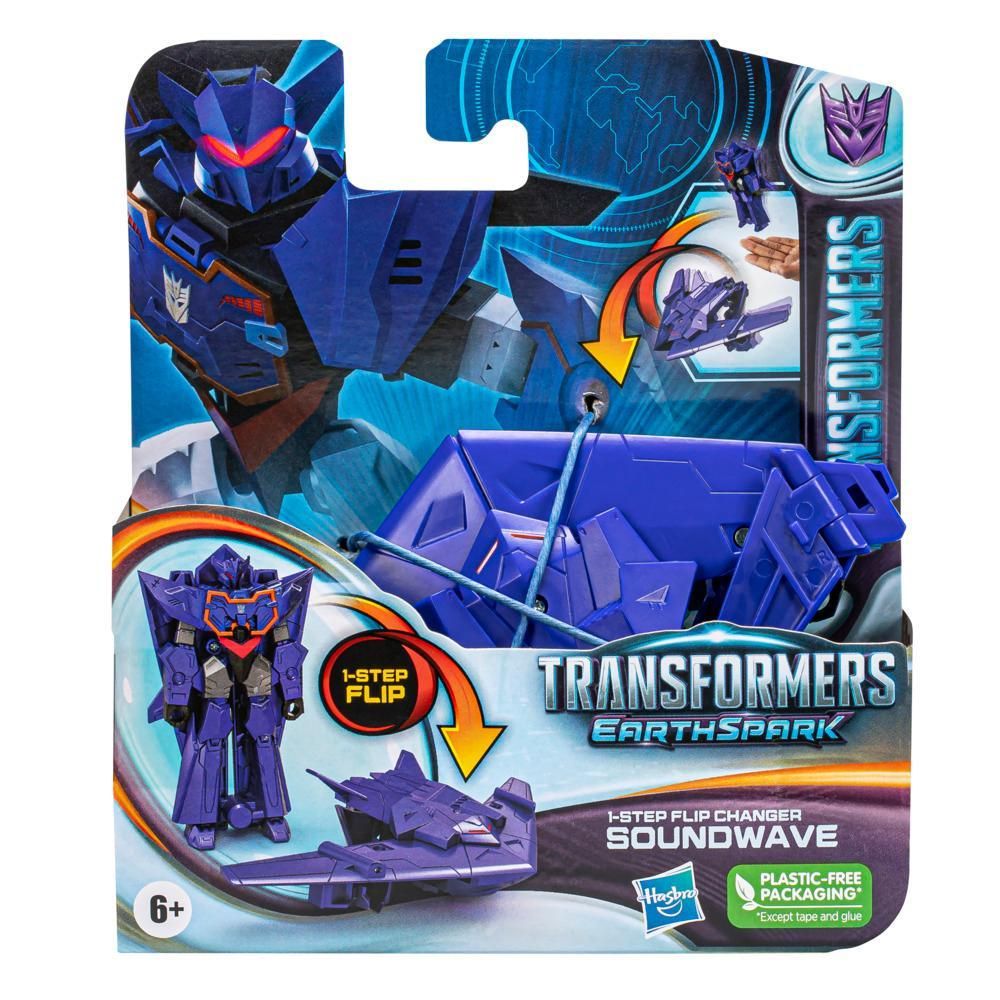 Transformers EarthSpark - 1 Step Flip Soundwave