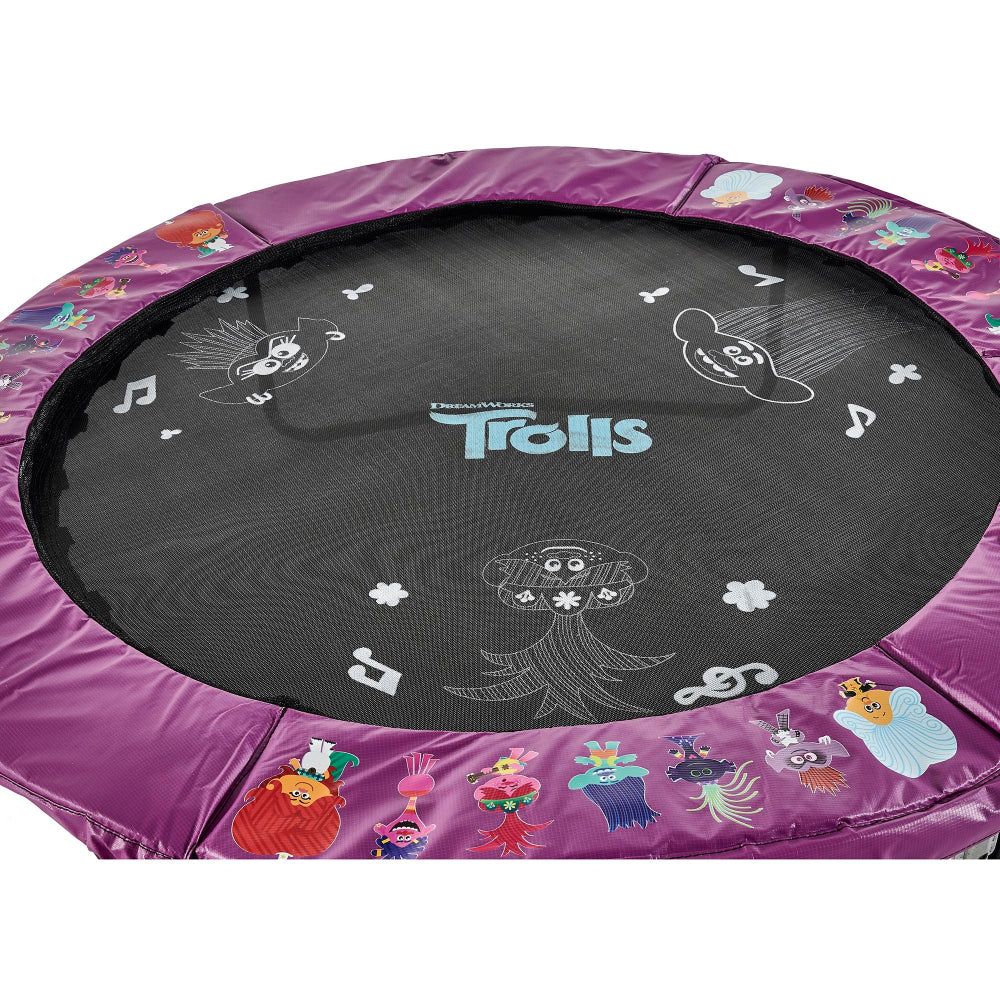 Plum Trolls 8 ft Trampoline and Enclosure  Image#2