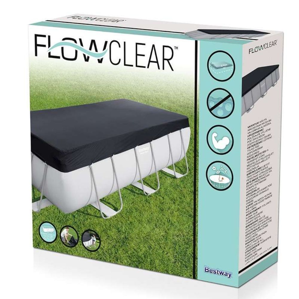 Bestway Flowclear™ Pool Cover 3.96m x 1.85cm Bestway Flowclear™ Pool Cover 3.96m x 1.85cm