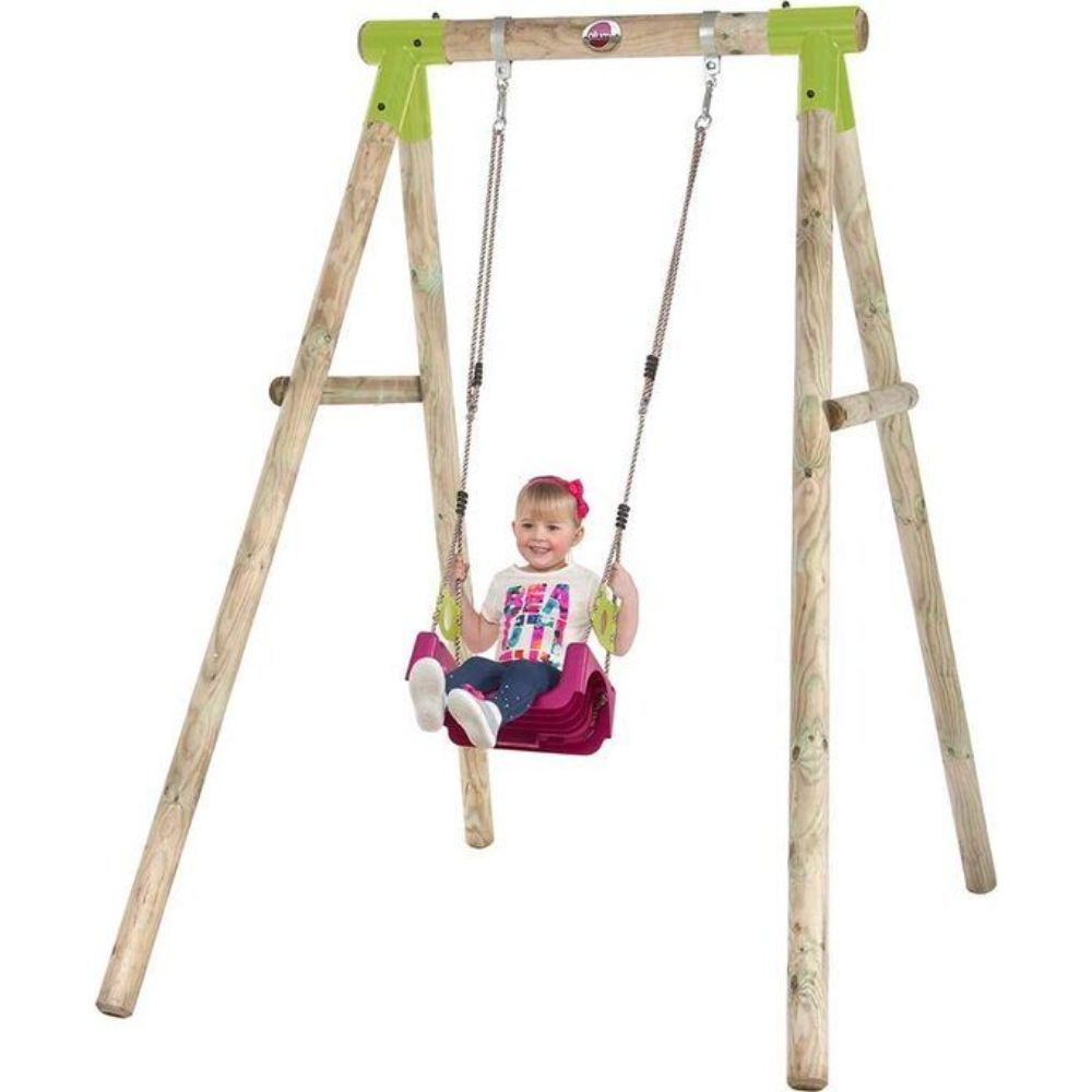 Plum Quoll Wooden Swing Set Toys4me