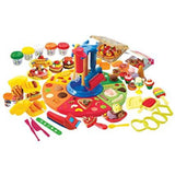 Playgo Deluxe Food Set 5*2 Oz Dough Included
