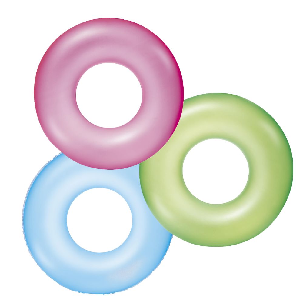 Bestway 36 /91cm Frosted Neon Swim Ring Bestway 36 /91cm Frosted Neon Swim Ring