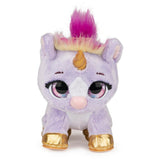 Present Pets, Unicorn Interactive Plush Toy with Bonus Comb, Light-up Horn and Over 100 Sounds and Actions