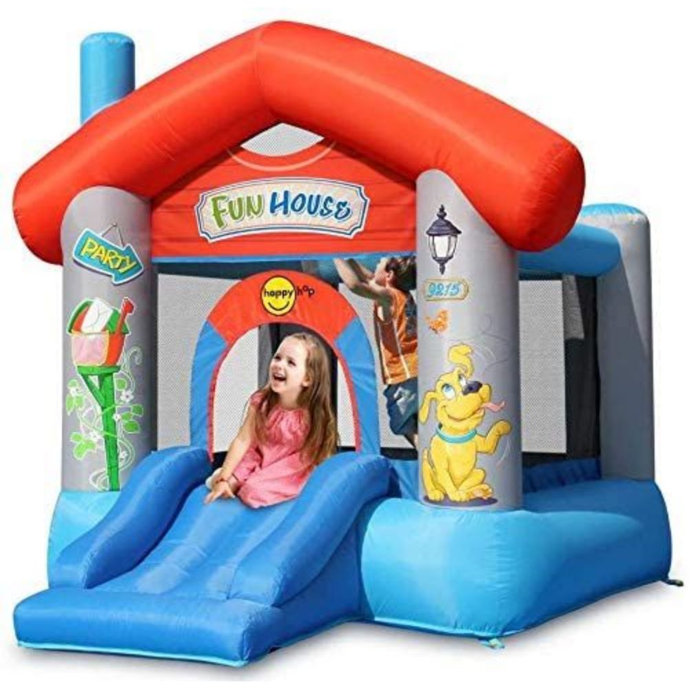 Happy Hop Inflata Beeslinee House Fun House