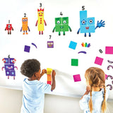 Learning Resources Number Block Reusable Clings
