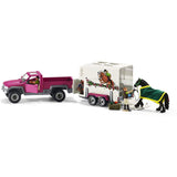 Schleich Club Pick Up with Horse Box  Image#2