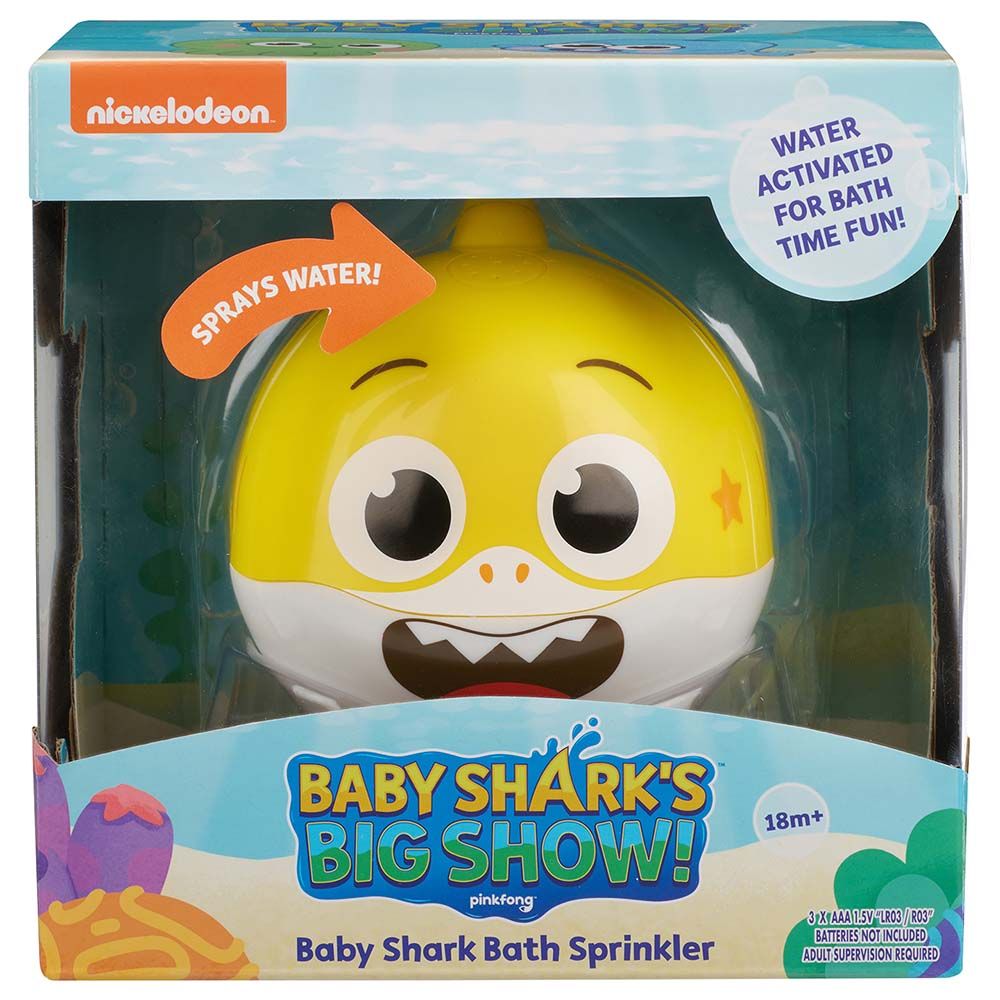 Baby Shark Bath Figural Sprinklers Assorted
