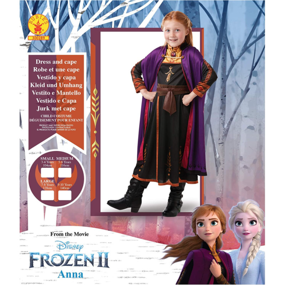 Rubies Frozen Anna Travel Dress Medium