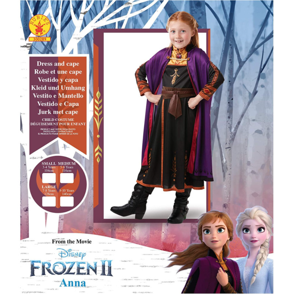 Rubies Frozen Anna Travel Dress Small