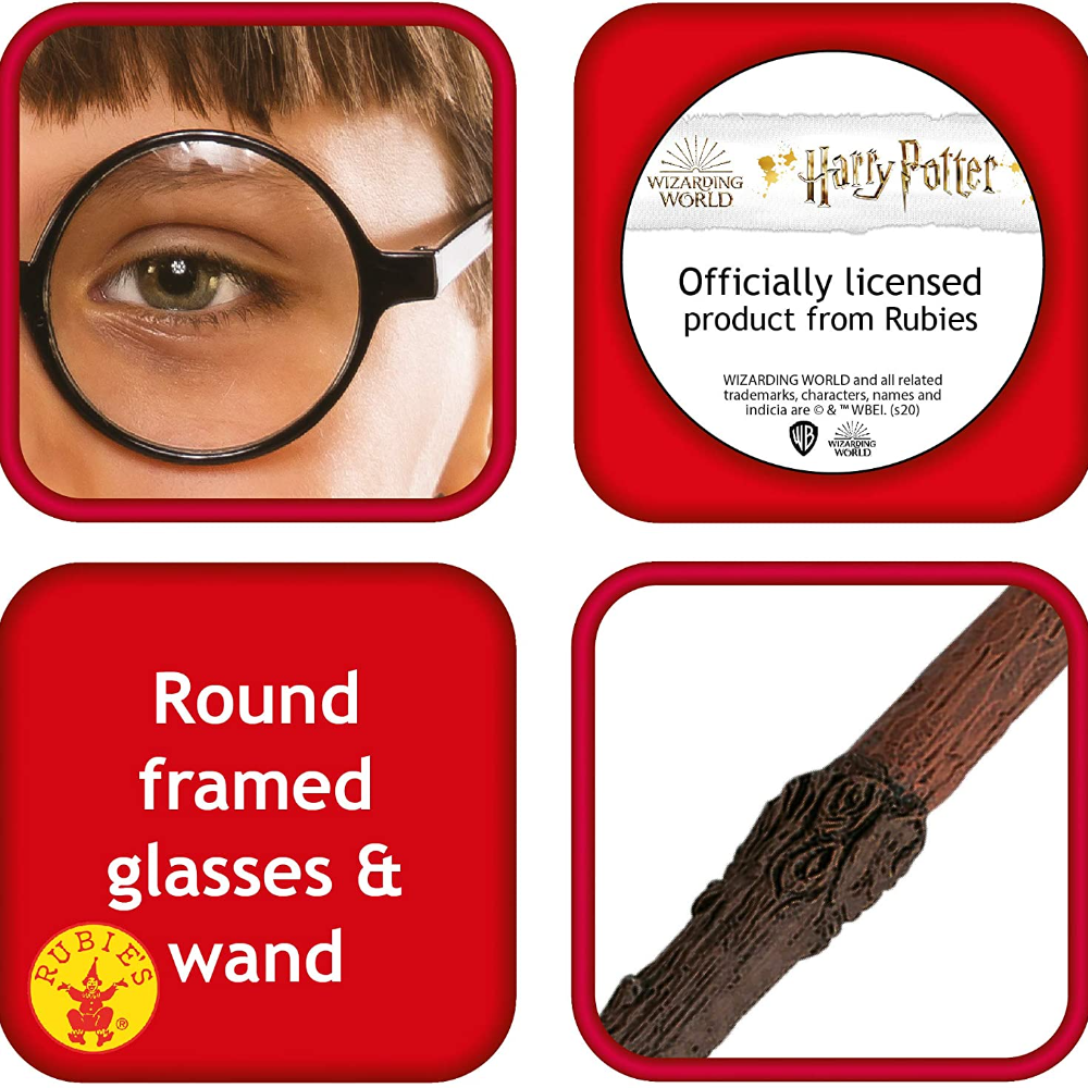 Rubies Harry Potter Blister Kit Wand & Glass