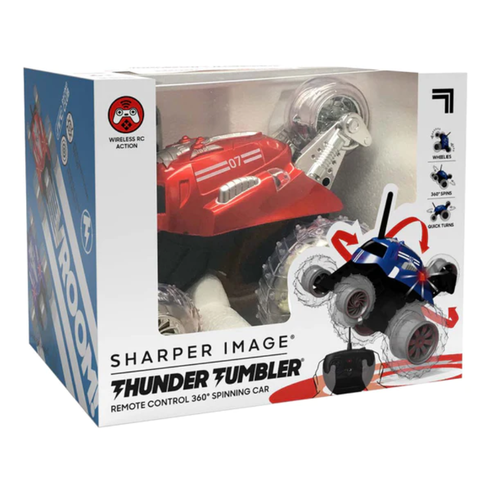 Sharper Image Thunder Tumbler Monster Spinning Red Sharper Image Thunder Tumbler Monster Spinning Red