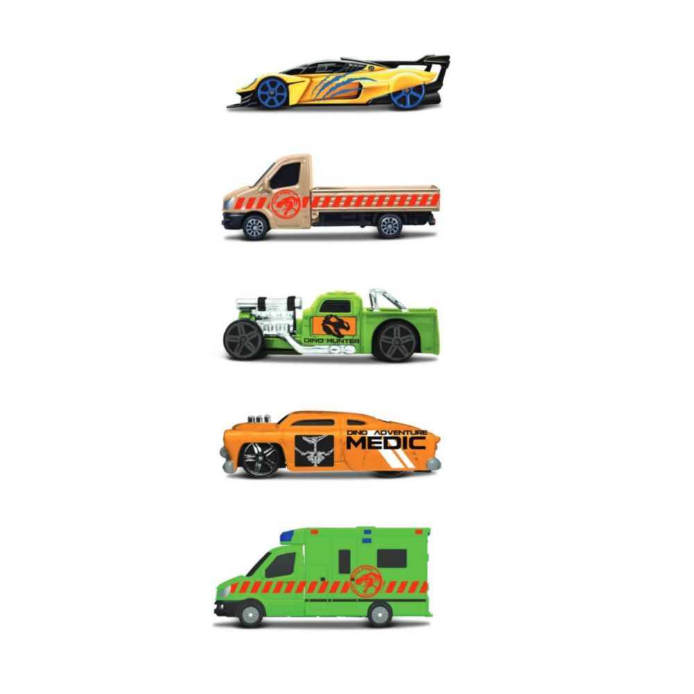 Maisto Dino Adventure 5 Pack Vehicle Maisto Dino Adventure 5 Pack Vehicle