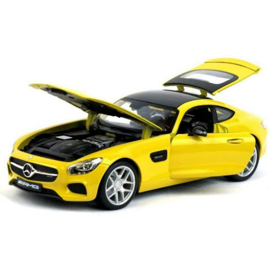 ミニカー Maisto Mercedes-AMG GT Maisto ミニカー 1:18 PE メルセデスAMG GTマットブラック No