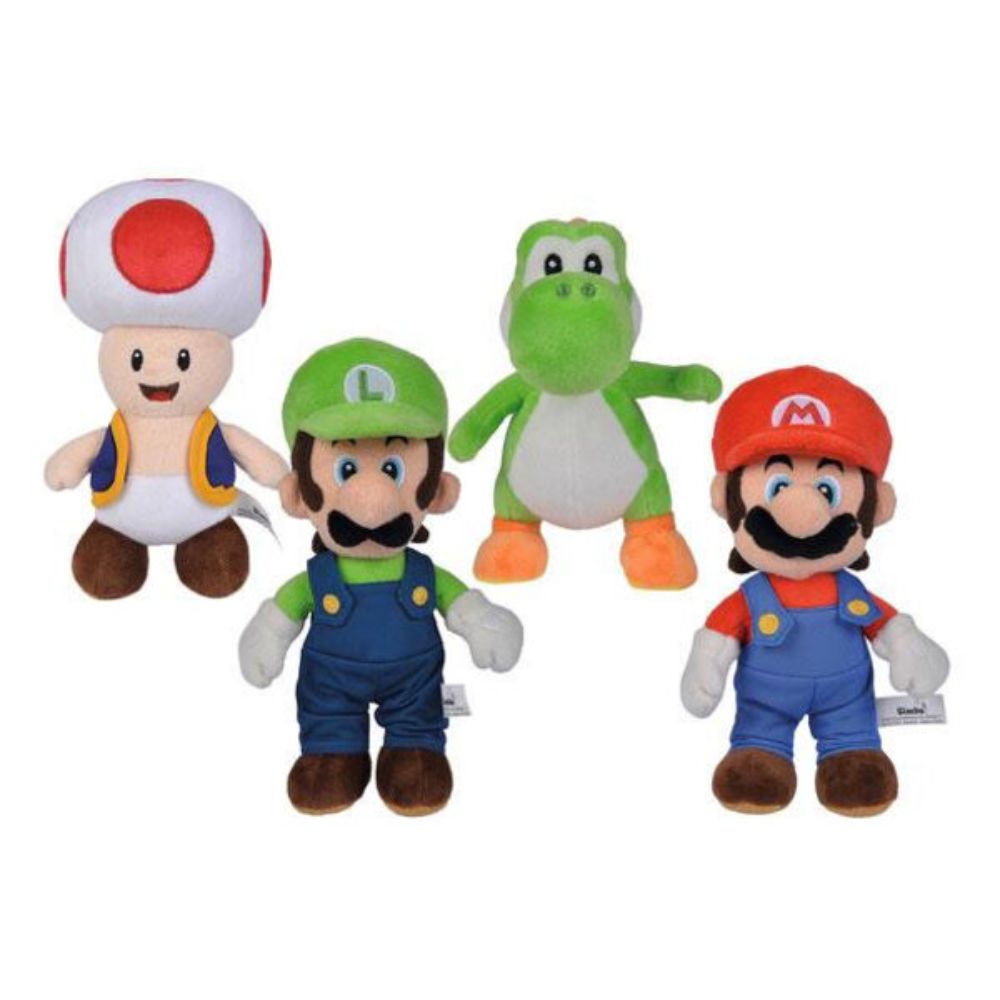 Super Mario Plush 20Cm 4 Assorted Characters