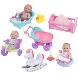 JC Toys - Lots To Love Playhouse with Mini Dolls & Accesories