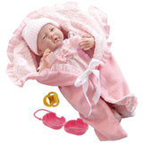 JC Toys La Newborn 15 inch Anatomically Correct Real Girl Baby Doll Pink Outfit  Image#3