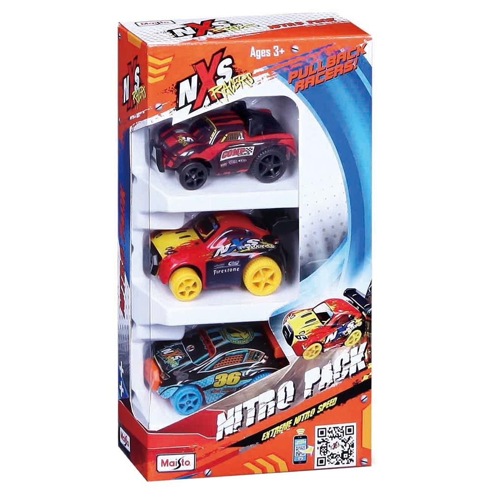 Maisto Nxs Racers 3 Pack