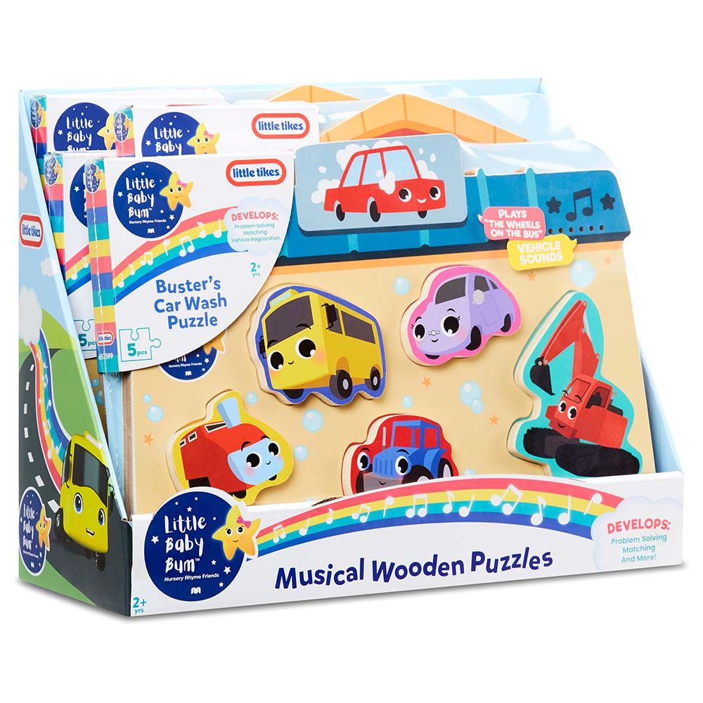 Little Tikes-Little Baby Bum Musical Wooden Puzzle Asstorted