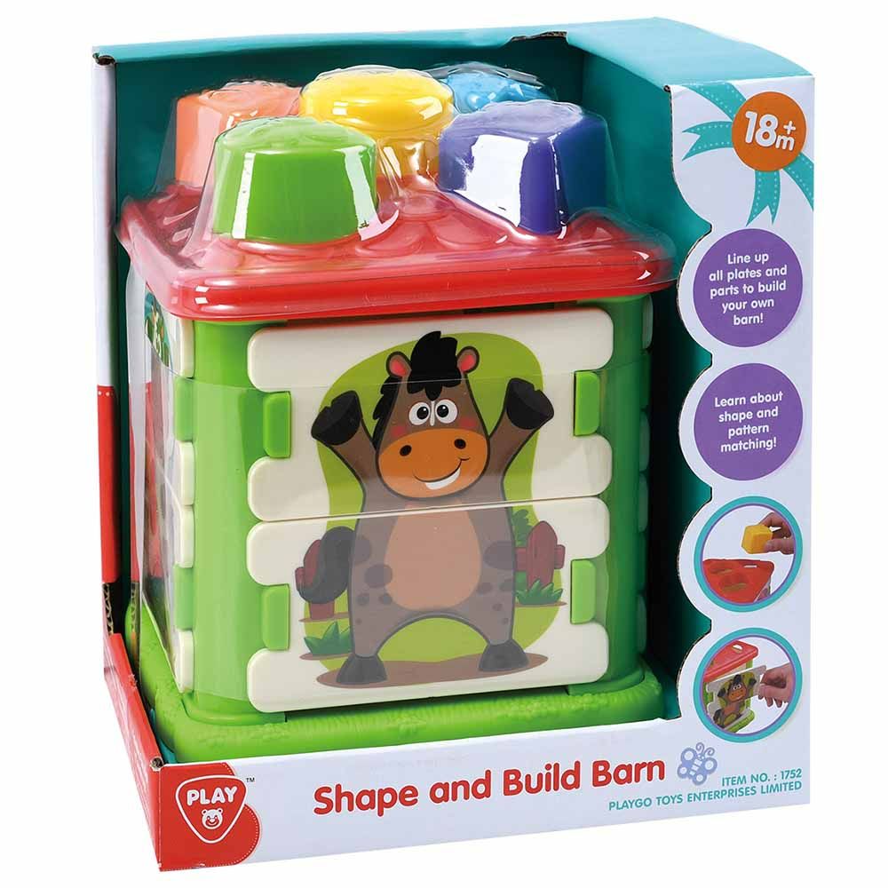 PlayGo - Shape And Build Barn