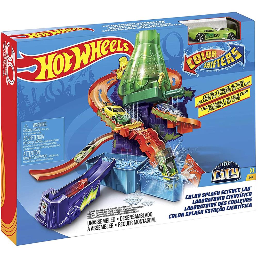 Hot Wheels Color Shifters Color Splash Science Lab Playset  Image#1