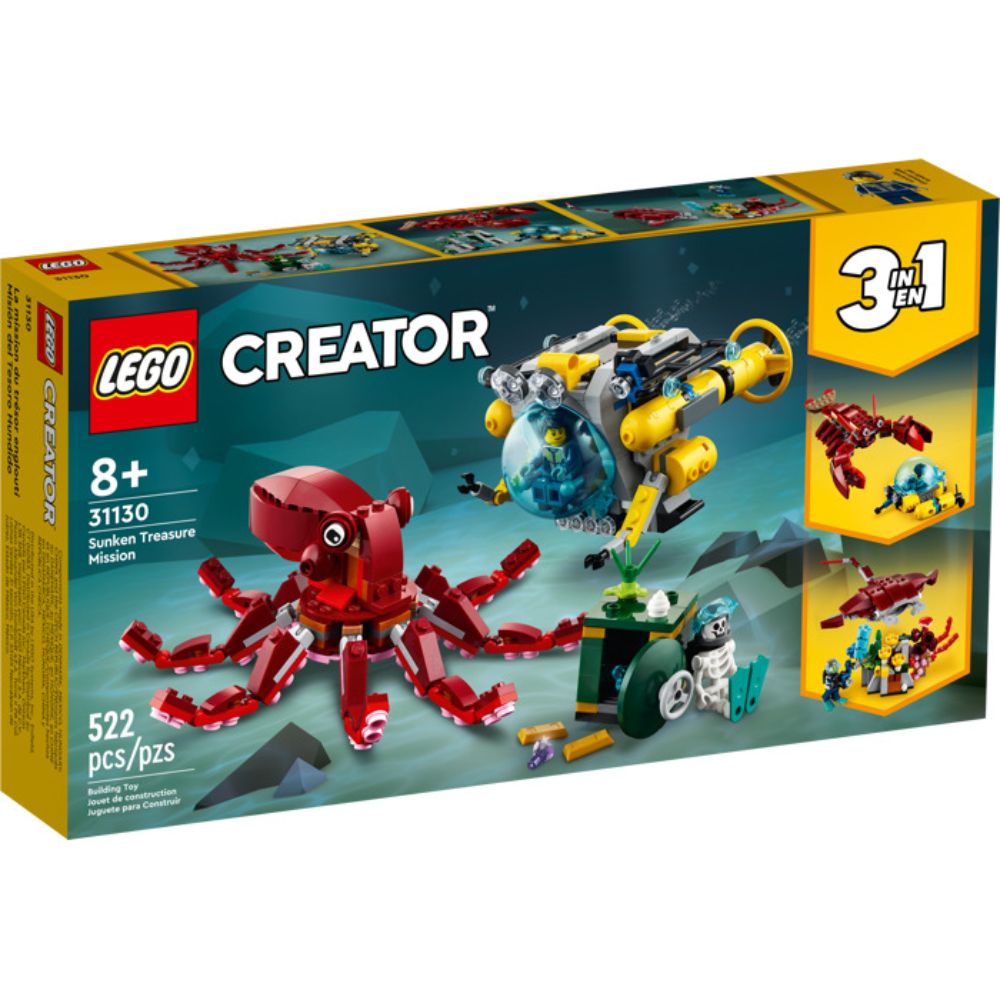 Lego Creator 3 in 1 - Sunken Treasure Mission