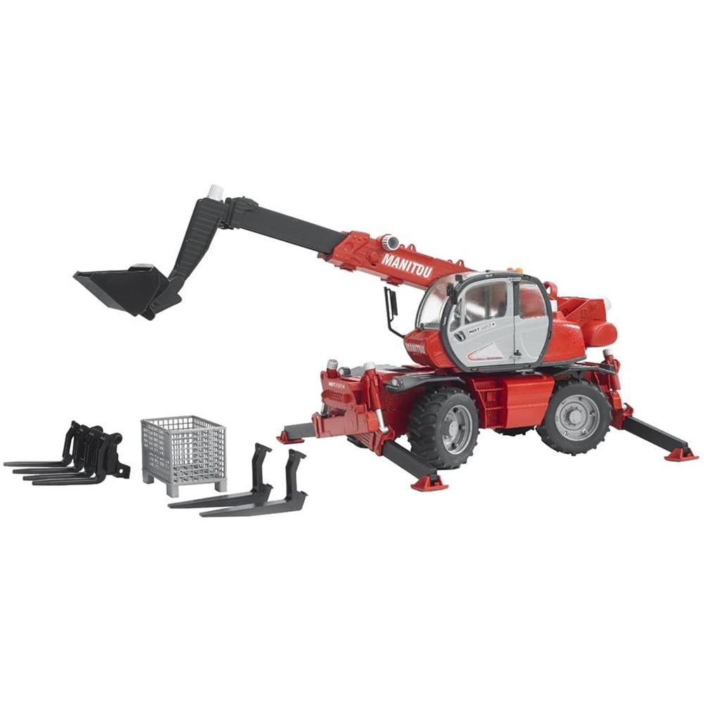 Bruder Manitou Telescopic Loader W/ Accessories  Image#1
