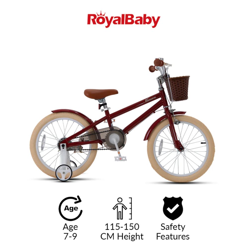 Royal Baby - Macaron Vintage 18" Bicycle Red