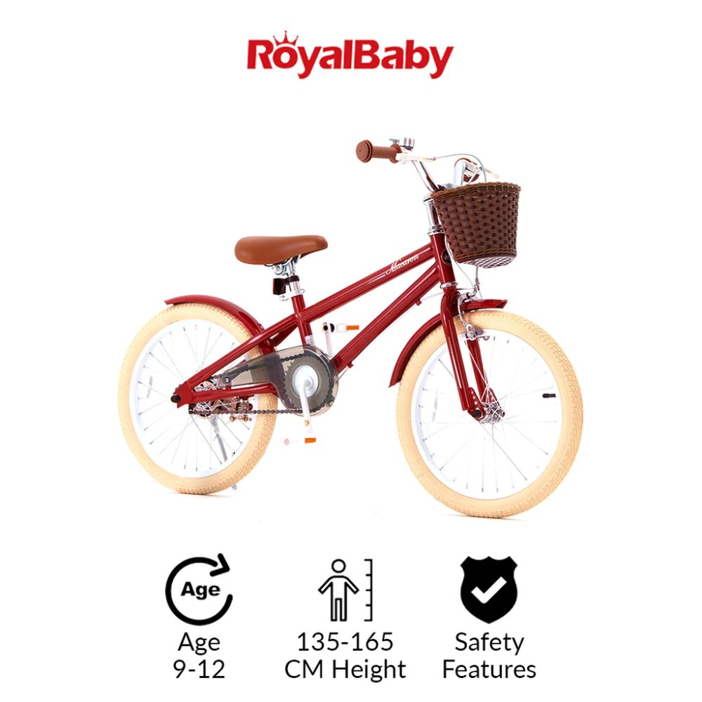 Royal Baby - Macaron Vintage 20" Bicycle Red