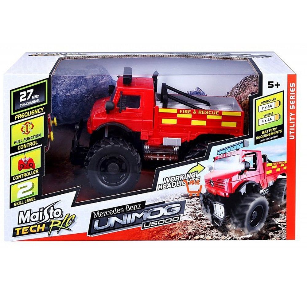 Maisto Mercedes-Benz Unimog U5000 Fire Rescue