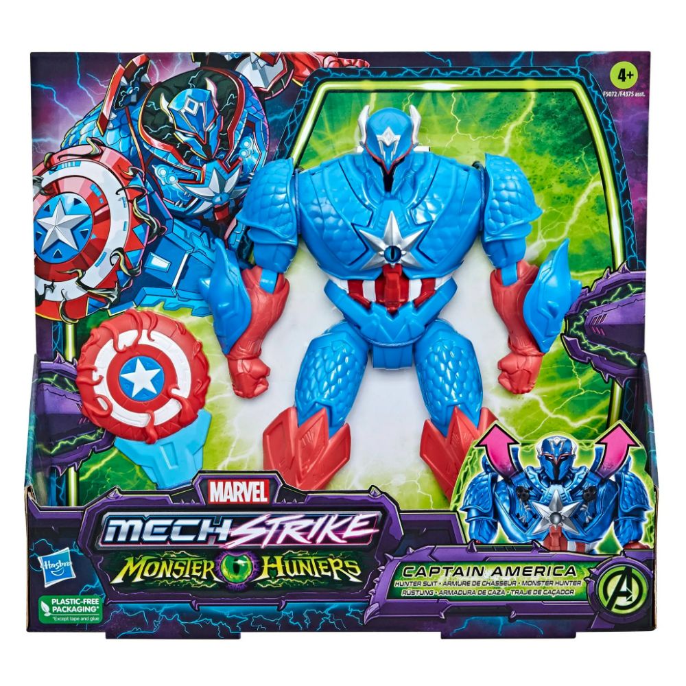 Marvel Avengers Mech Strike Monster Hunters Hunter Suit Captain America