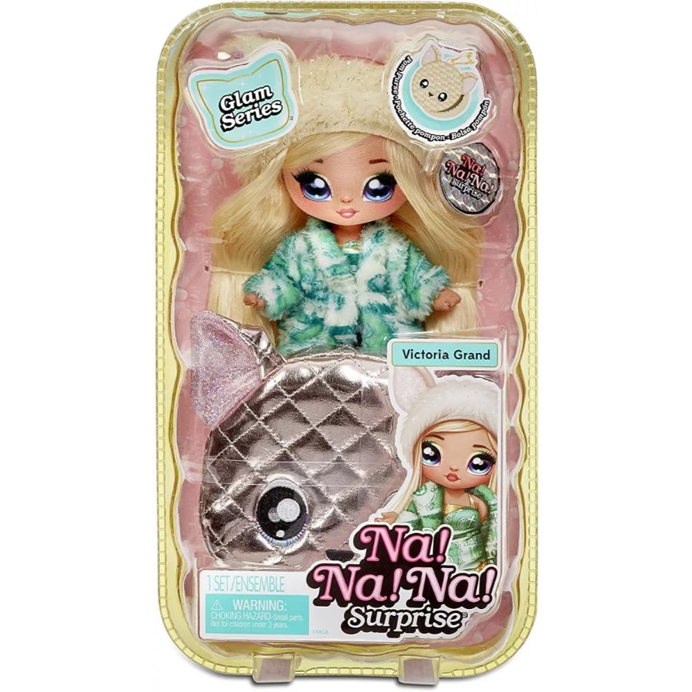 Na Na Na Surprise 2-in-1 Pom Doll Glam Series 1 (Metallic) Assorted