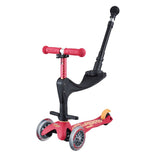 Mini Micro Deluxe 3 in 1 Plus Scooter Rubin Red