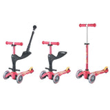 Mini Micro Deluxe 3 in 1 Plus Scooter Rubin Red