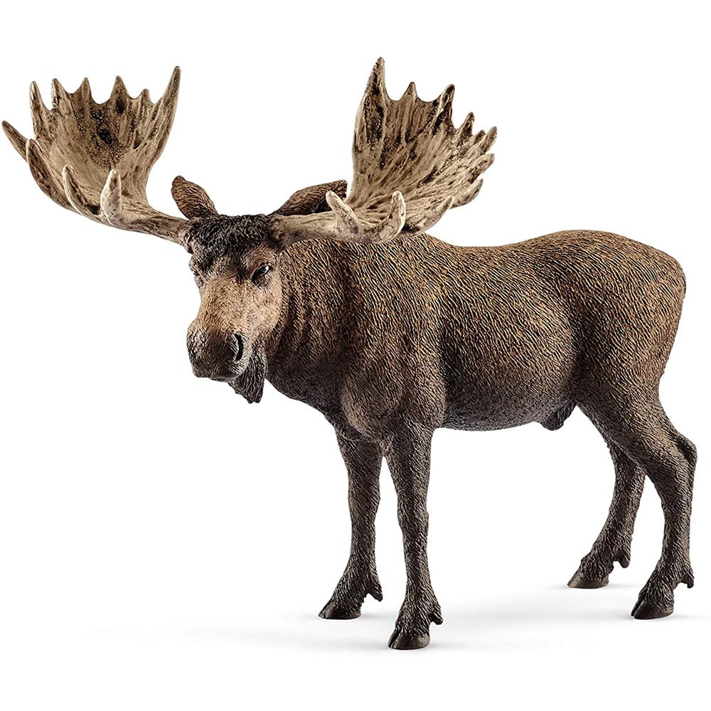 Schleich Wild Life Moose Bull Educational Figurine  Image#1