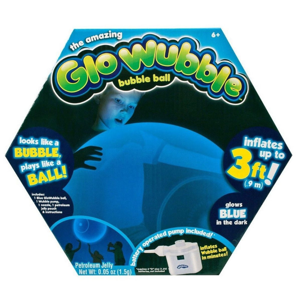 Wubble Bubble Amazing Super Glo Wubble Ball with Pump  Image#1