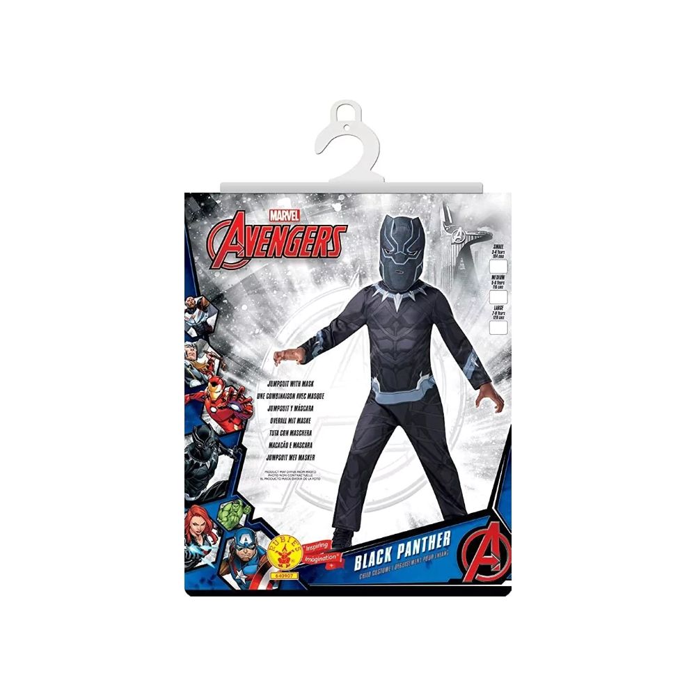 Rubies Costume Black Panther Medium Rubies Costume Black Panther Medium