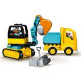 Lego Truck & Tracked Excavator