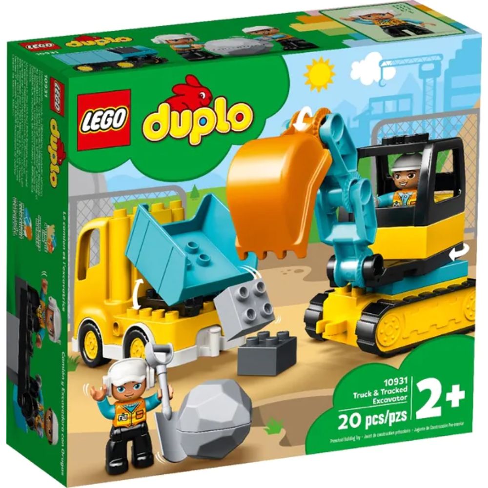 Lego Truck & Tracked Excavator