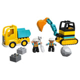 Lego Truck & Tracked Excavator