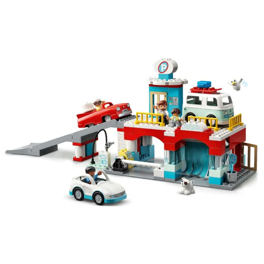 Lego Parking Garage and Car Wash
