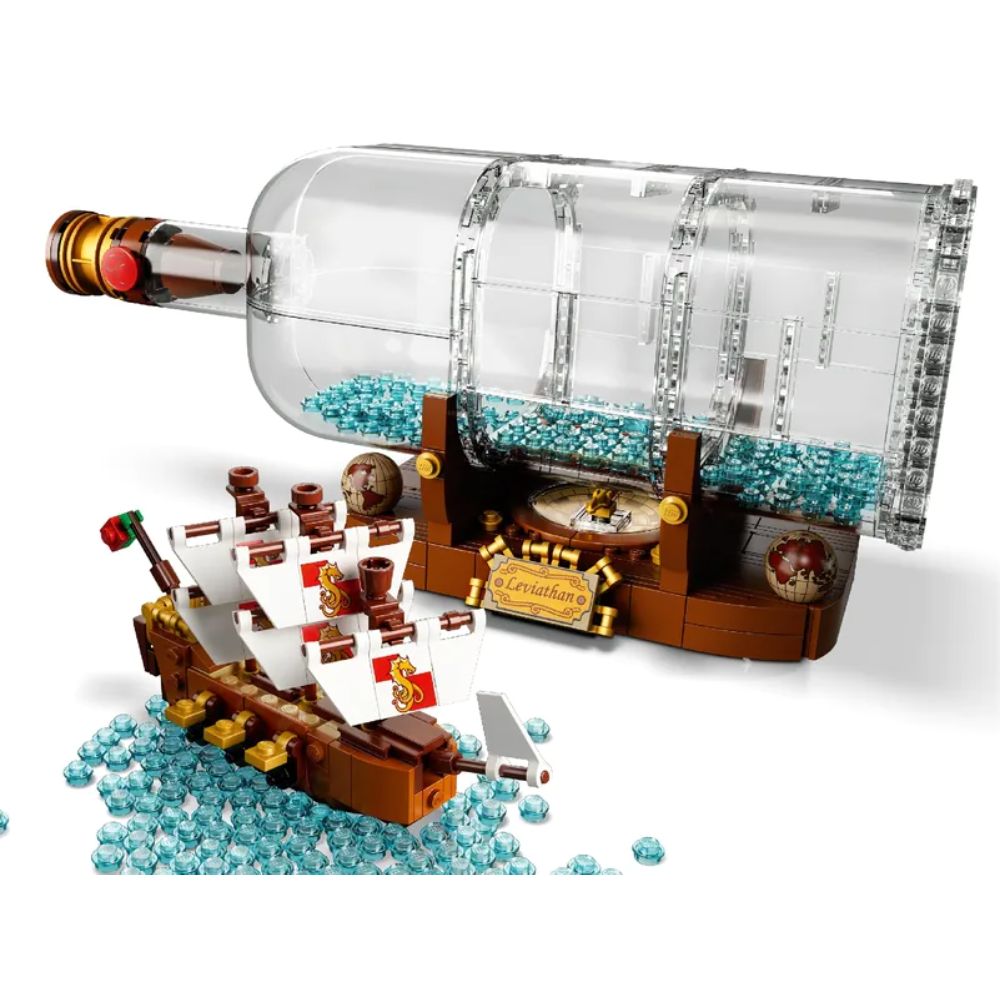 Lego Ship in a Bottle