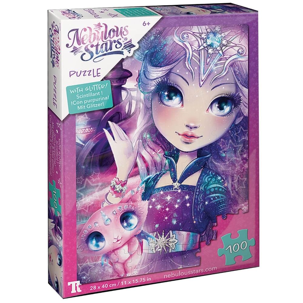 Nebulous Stars Glitter Puzzle 100 PCs -Nebulla